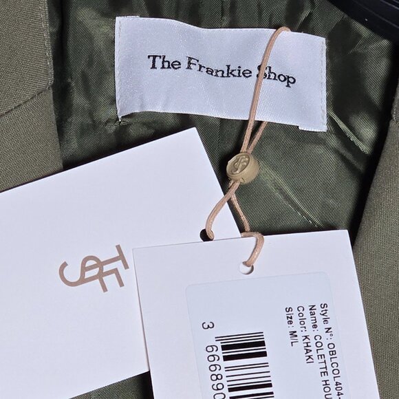 The Frankie Shop Colette Hourglass Blazer Green Size M/L - Picture 4 of 5